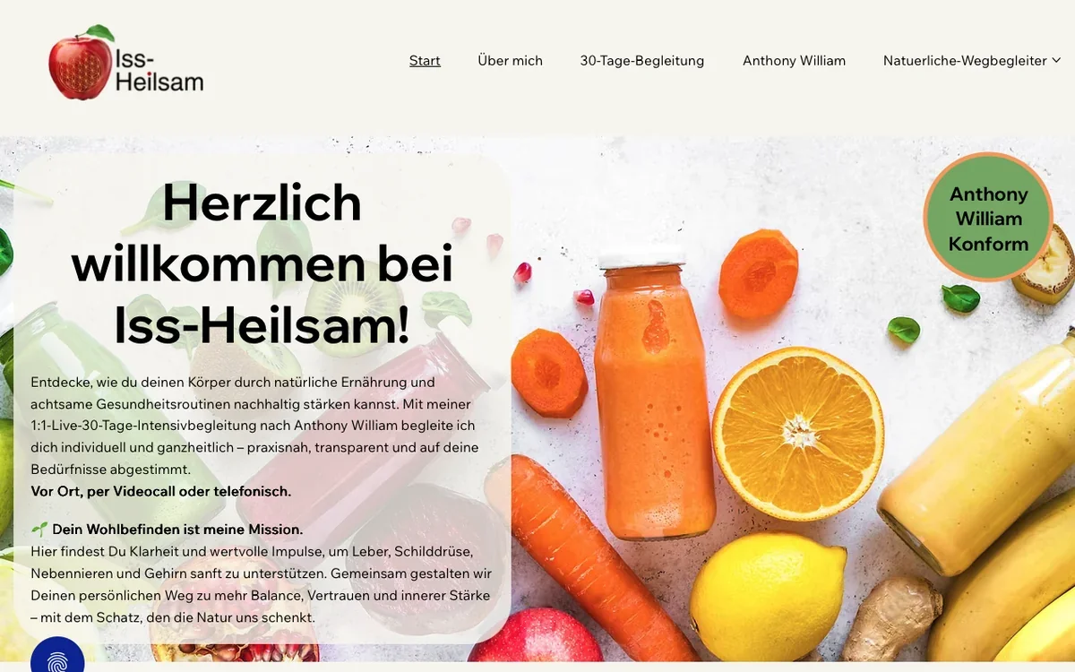 Startseite von Iss-Heilsam