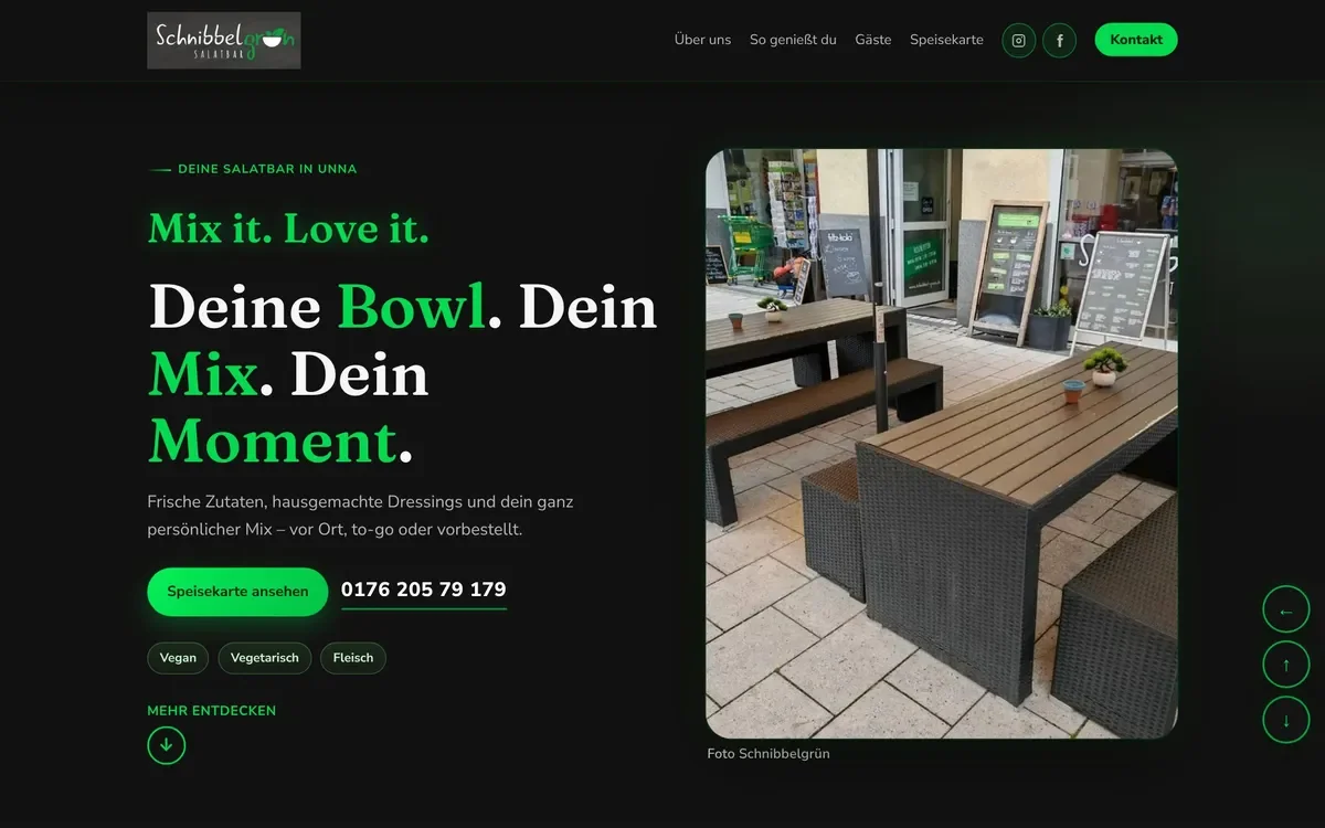 Startseite von Schnibbelgrün